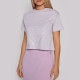 Guess Γυναικεία κοντομάνικη μπλούζα crop Maglieria Tagliata T-Shirt